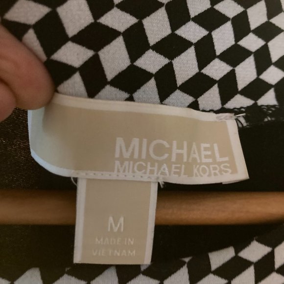 Michael KORS poly/elastane l/s dress: Comfy and Elegant, size M/8 - Picture 4 of 9